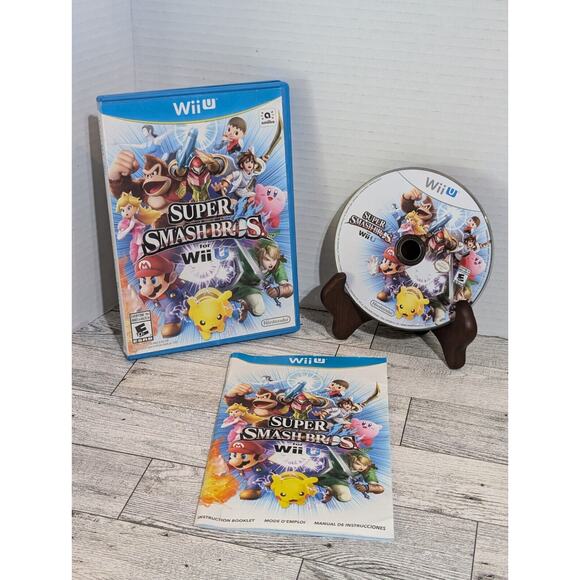 Super Smash Bros. (Wii U, 2014) Video Game CIB Nintendo Video Game - Picture 1 of 3